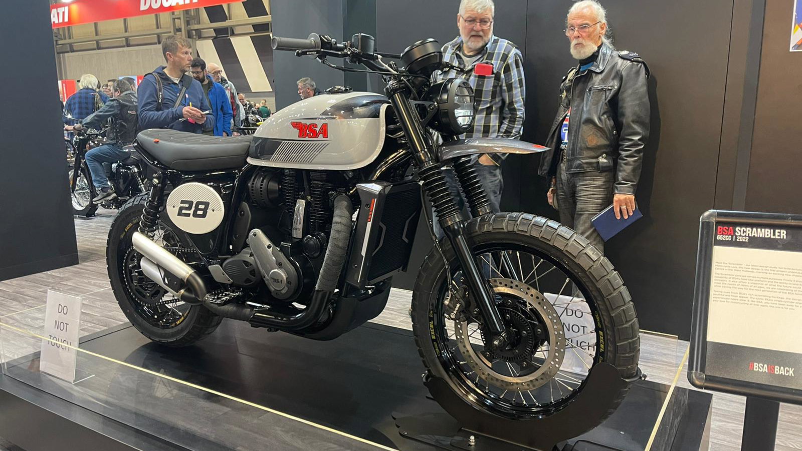 BSA Scrambler at Motorcycle Live
